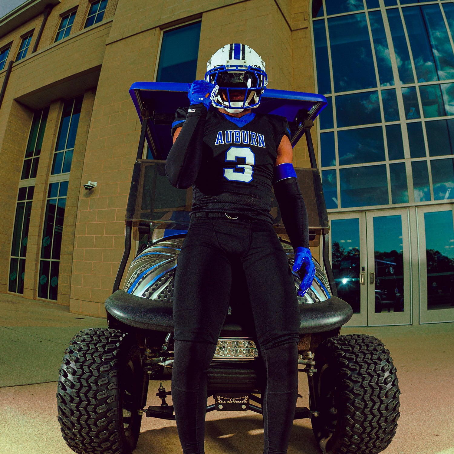 NXTRND G1® Pro Football Gloves Blue