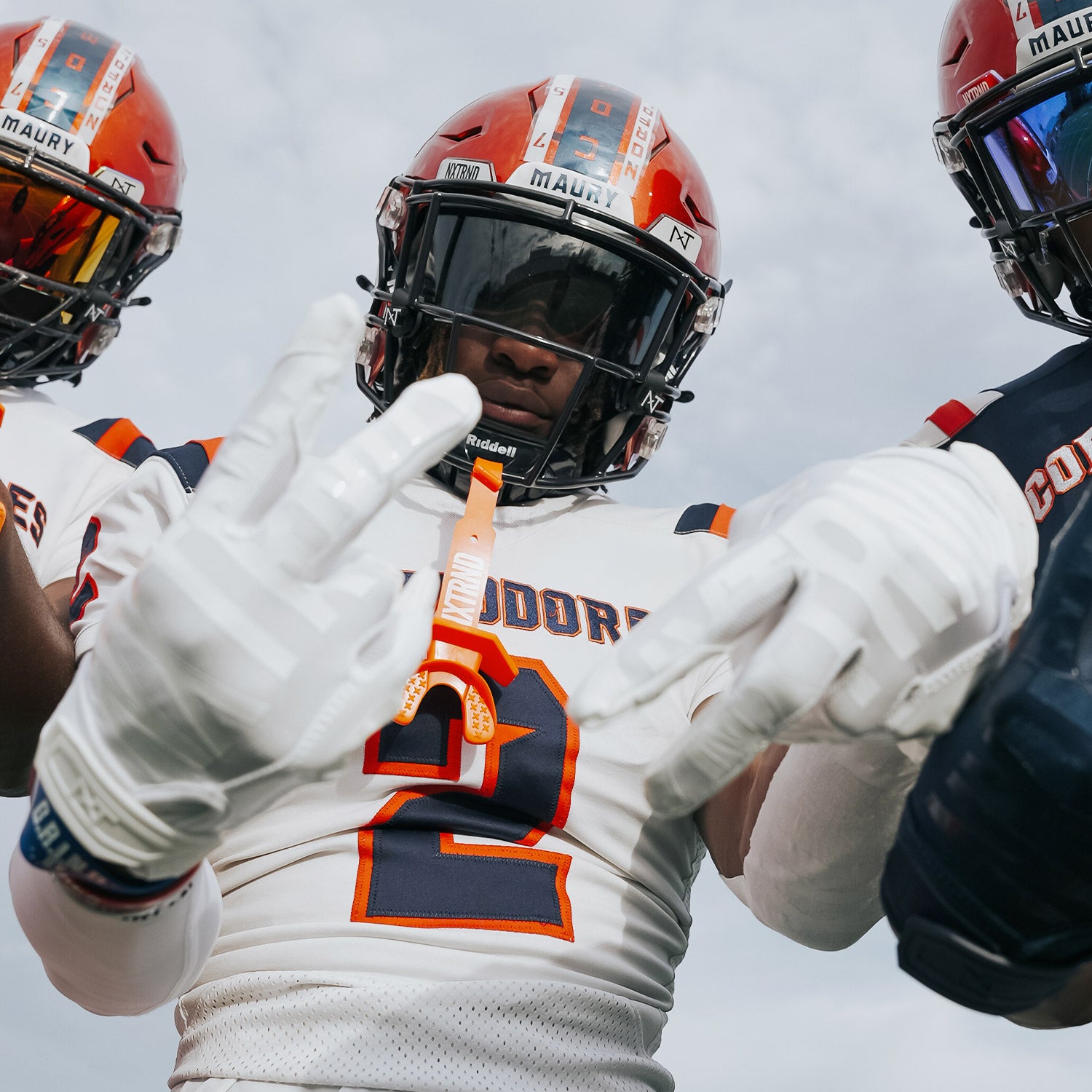 NXTRND VZR3® Football Visor Clear Black