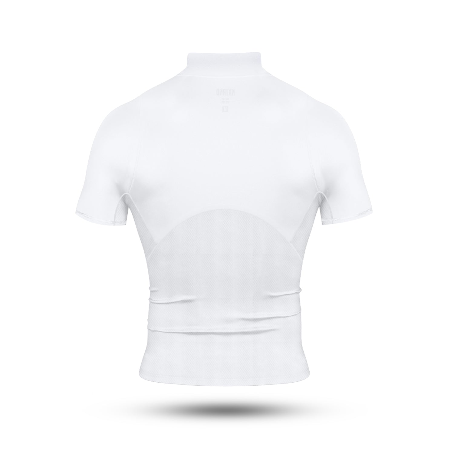 Nxtrnd Core Turtleneck Compression Short Sleeve White