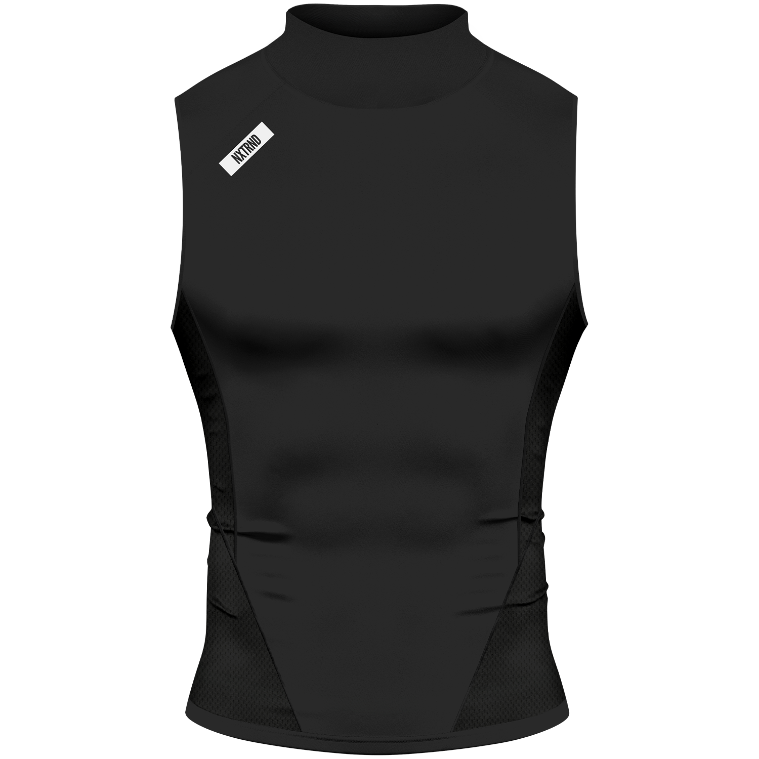 Nxtrnd Core Turtleneck Compression Sleeveless Black