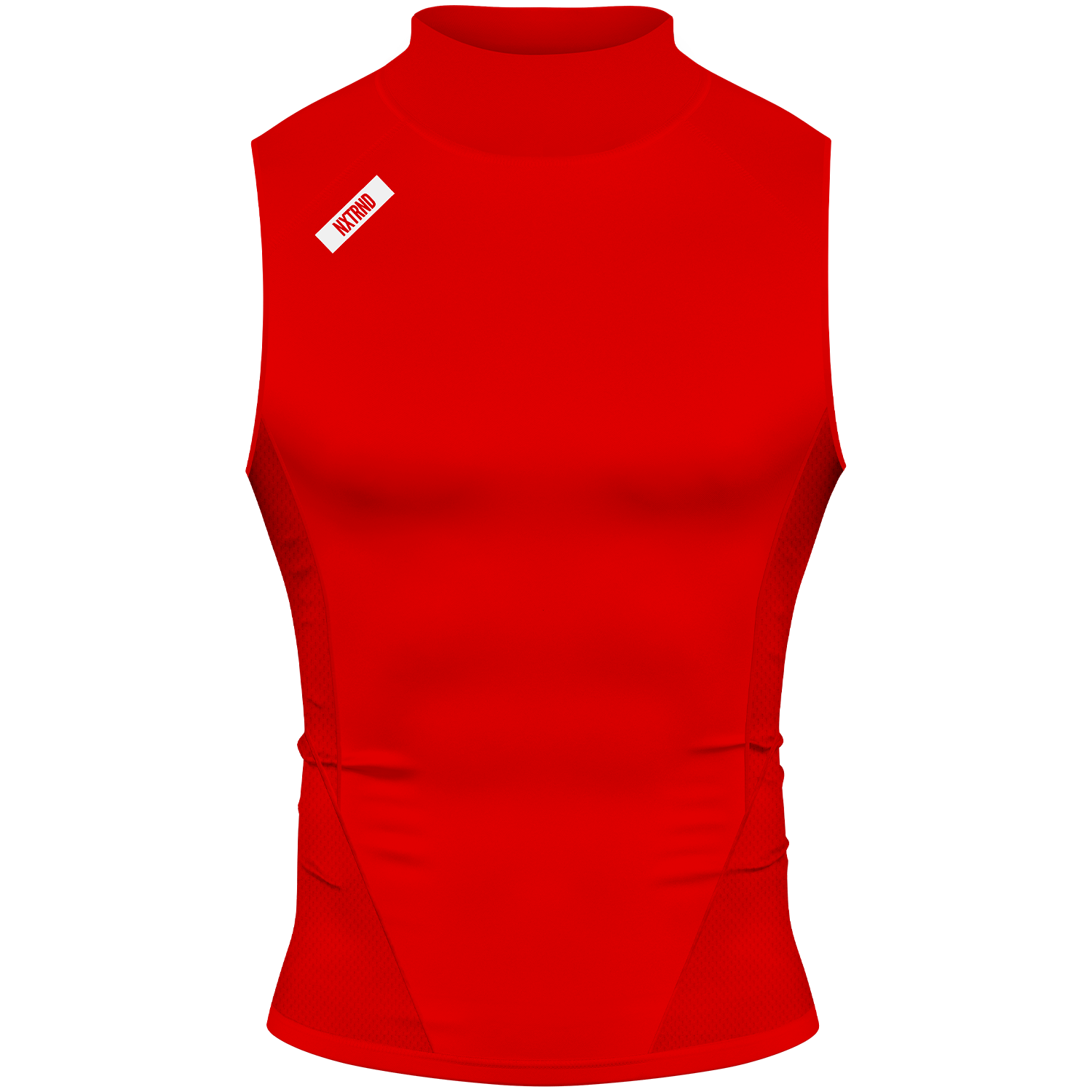 Nxtrnd Core Turtleneck Compression Sleeveless Red