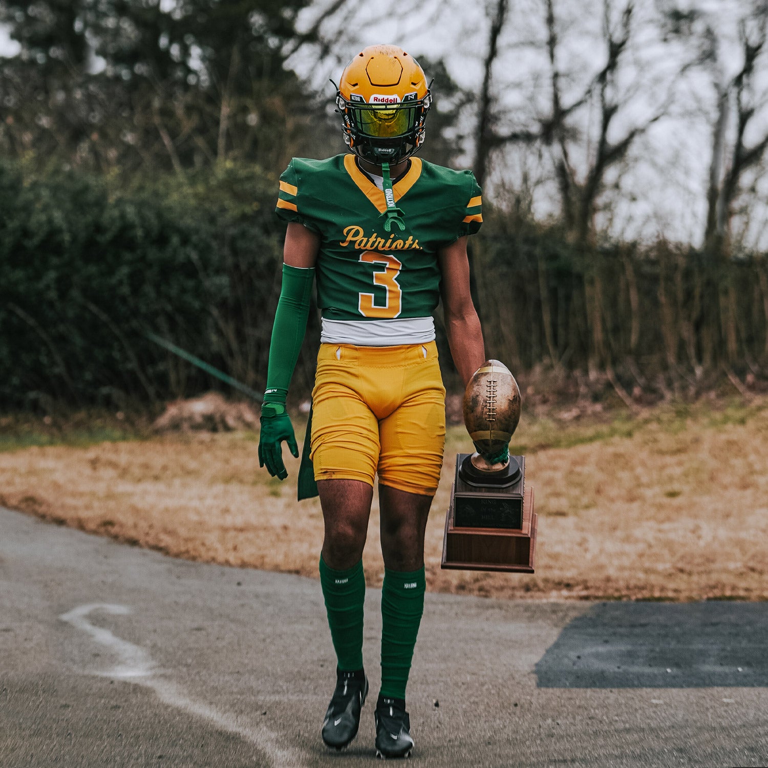 NXTRND XTD® Scrunch Football Socks Green