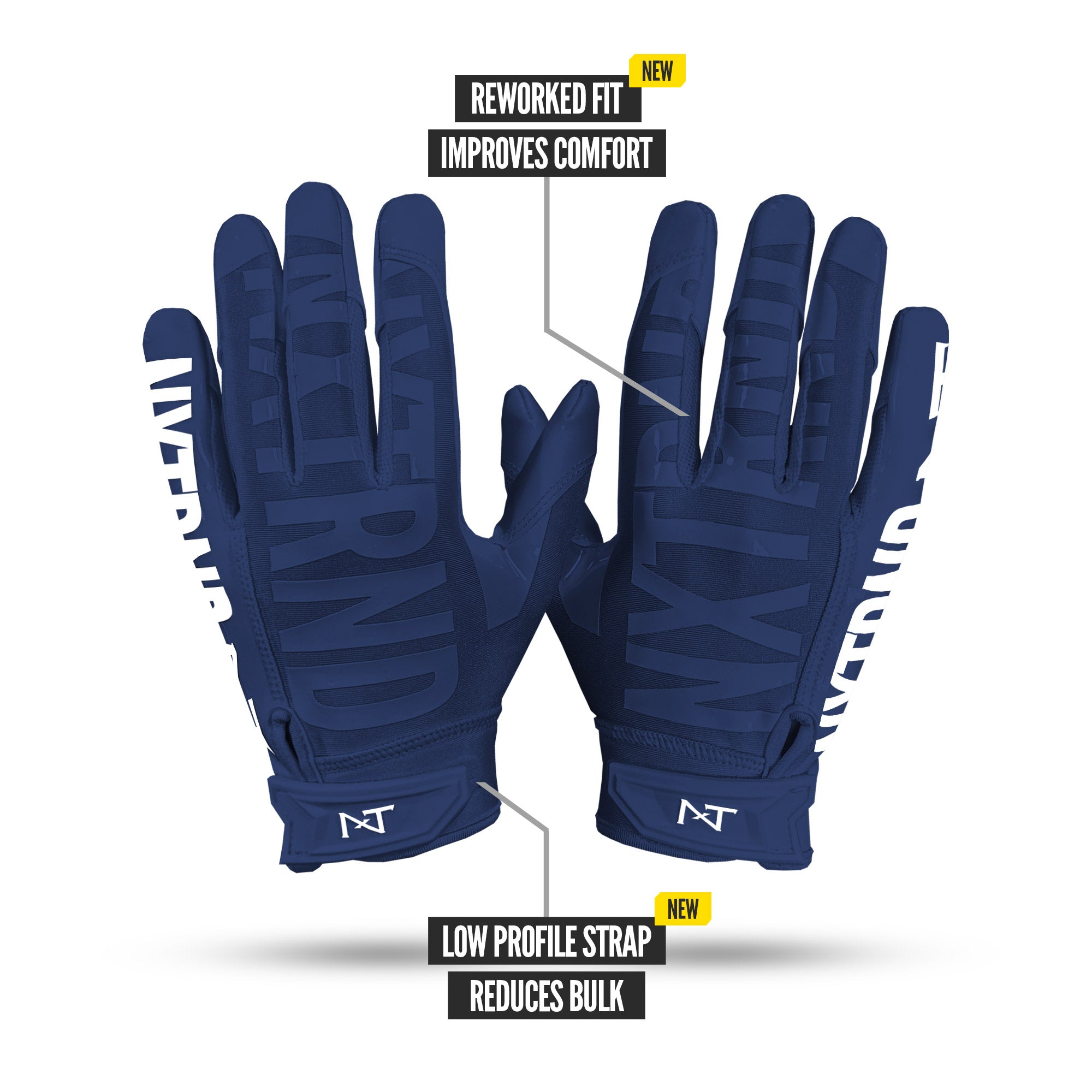 NXTRND G1® Pro Football Gloves Navy Blue