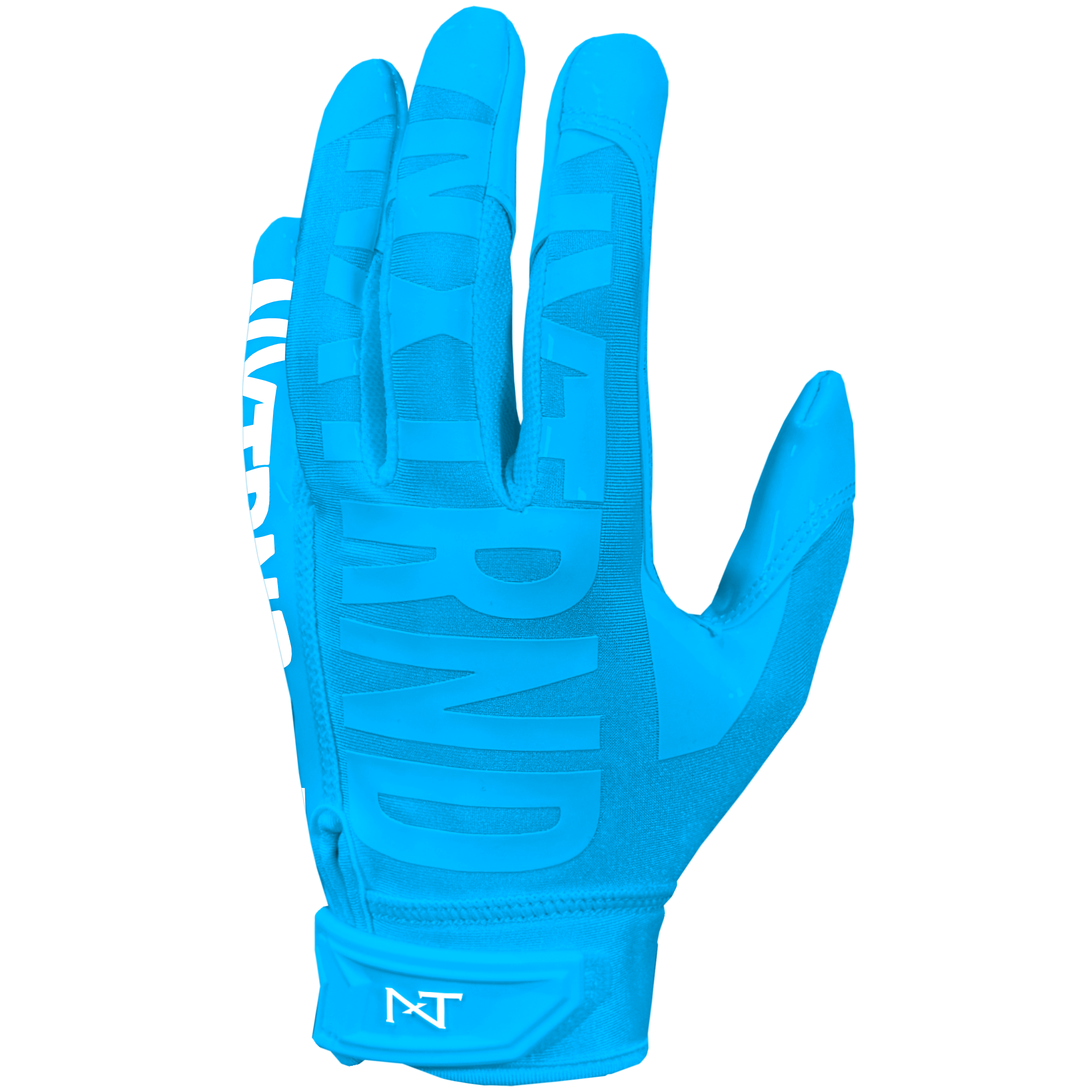 NXTRND G1® Pro Football Gloves Neon Blue
