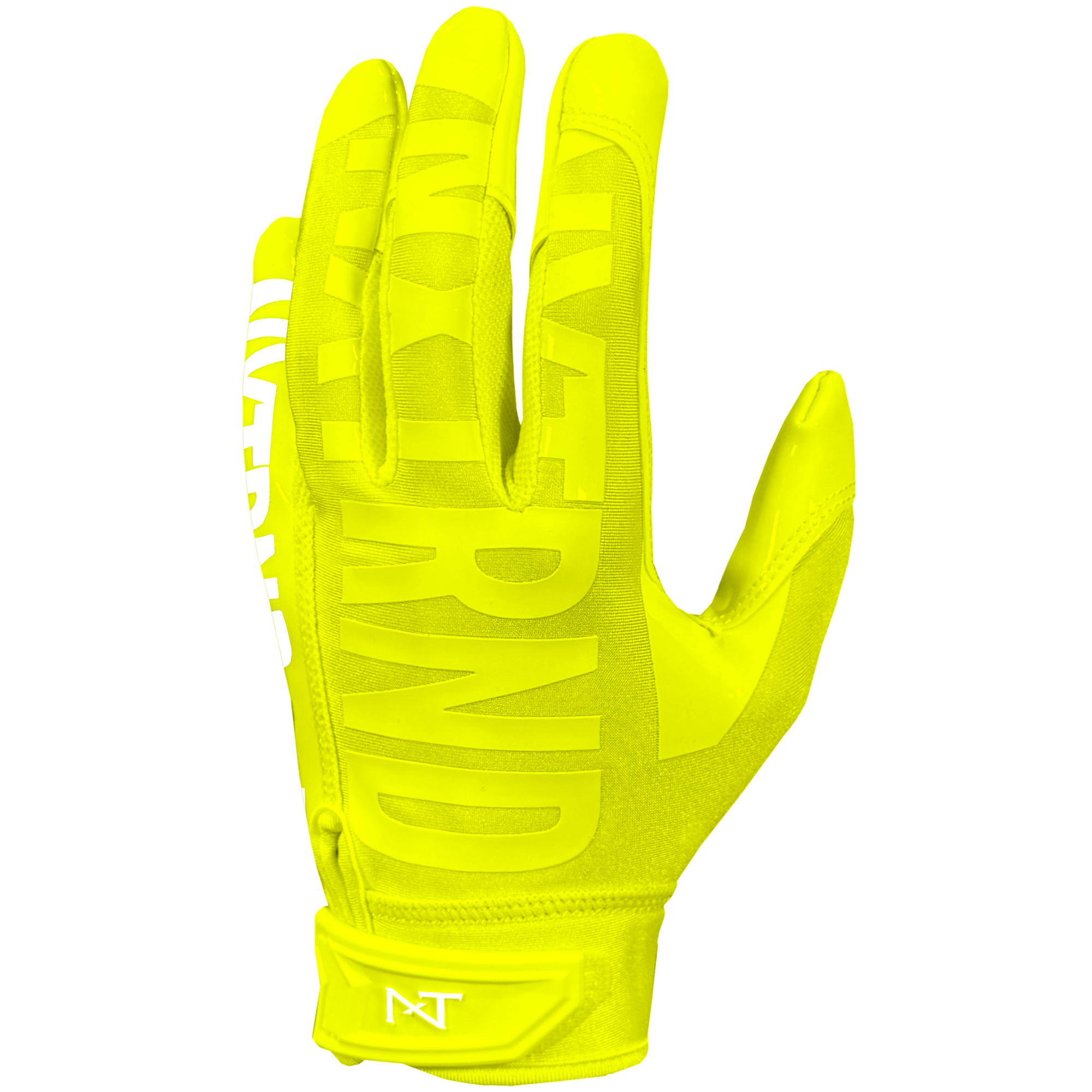 NXTRND G1® Pro Football Gloves Neon Yellow