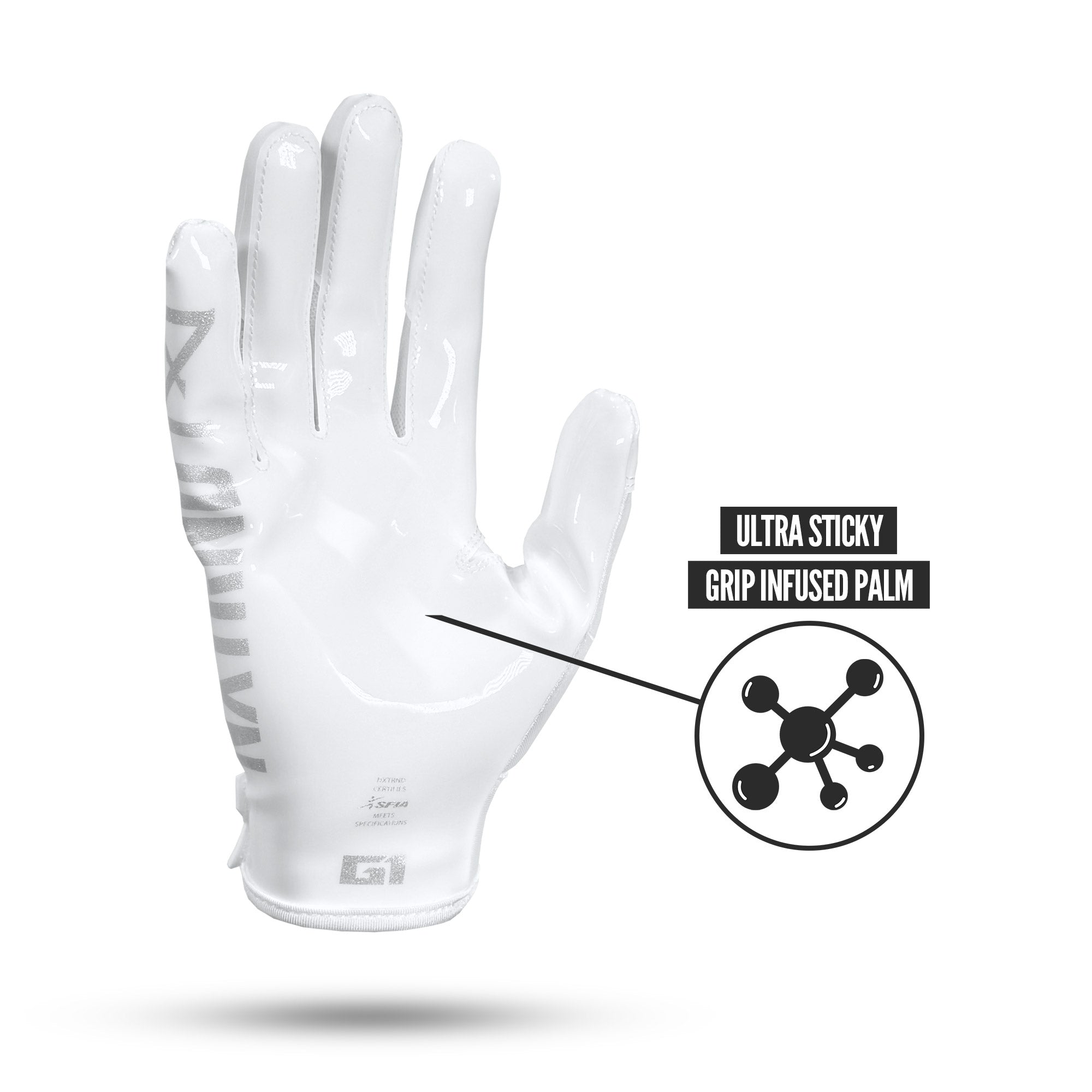 NXTRND G1® Pro Football Gloves White