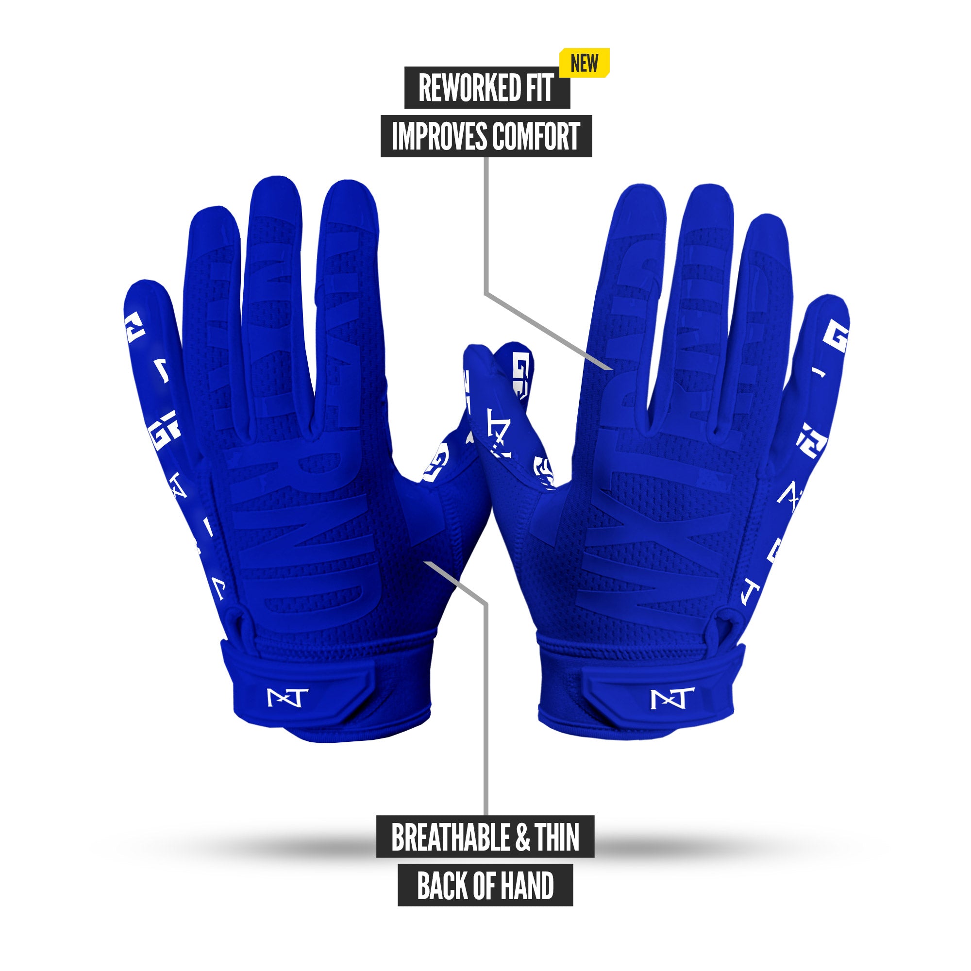 NXTRND G2® Pro Football Gloves Blue