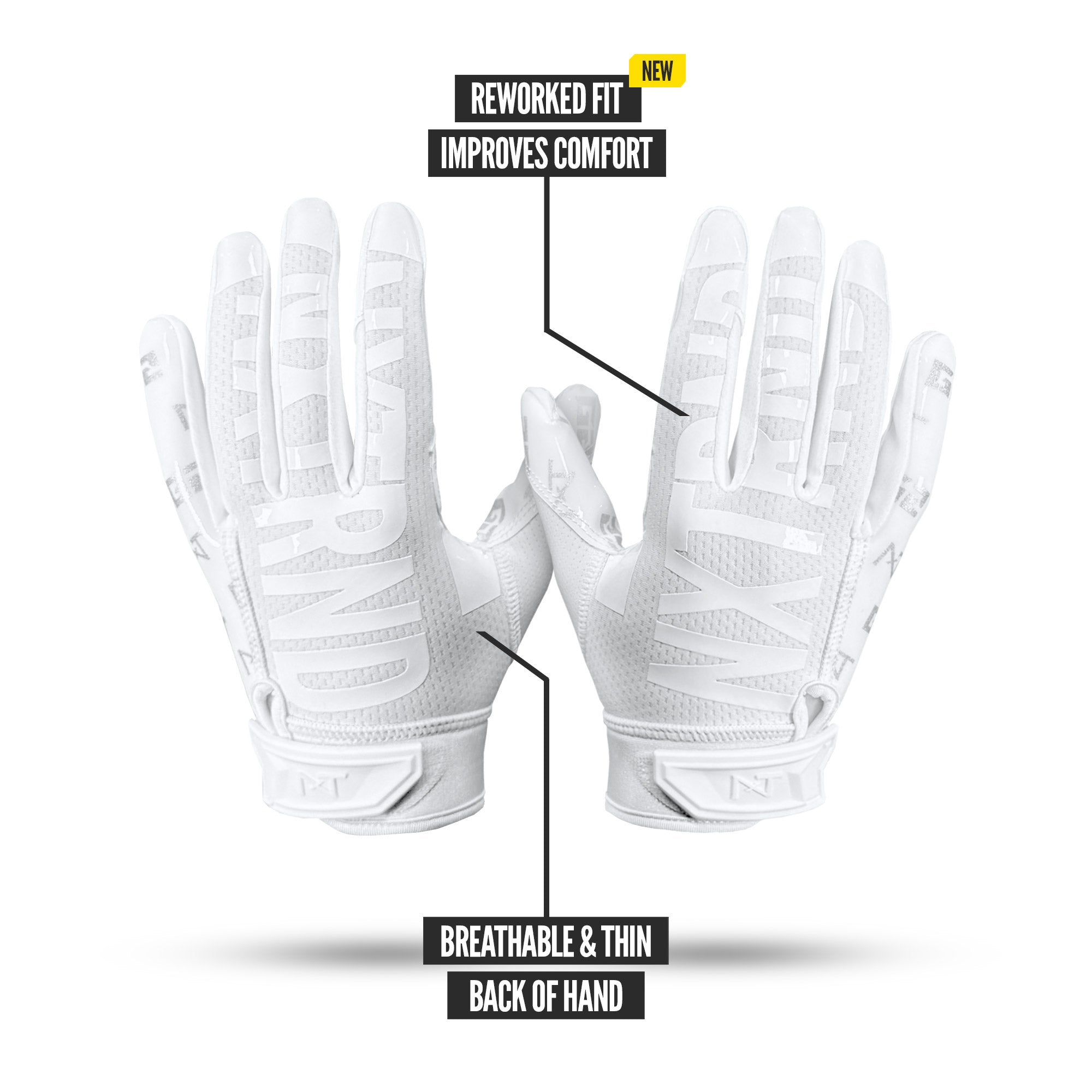 NXTRND G2® Pro Football Gloves White