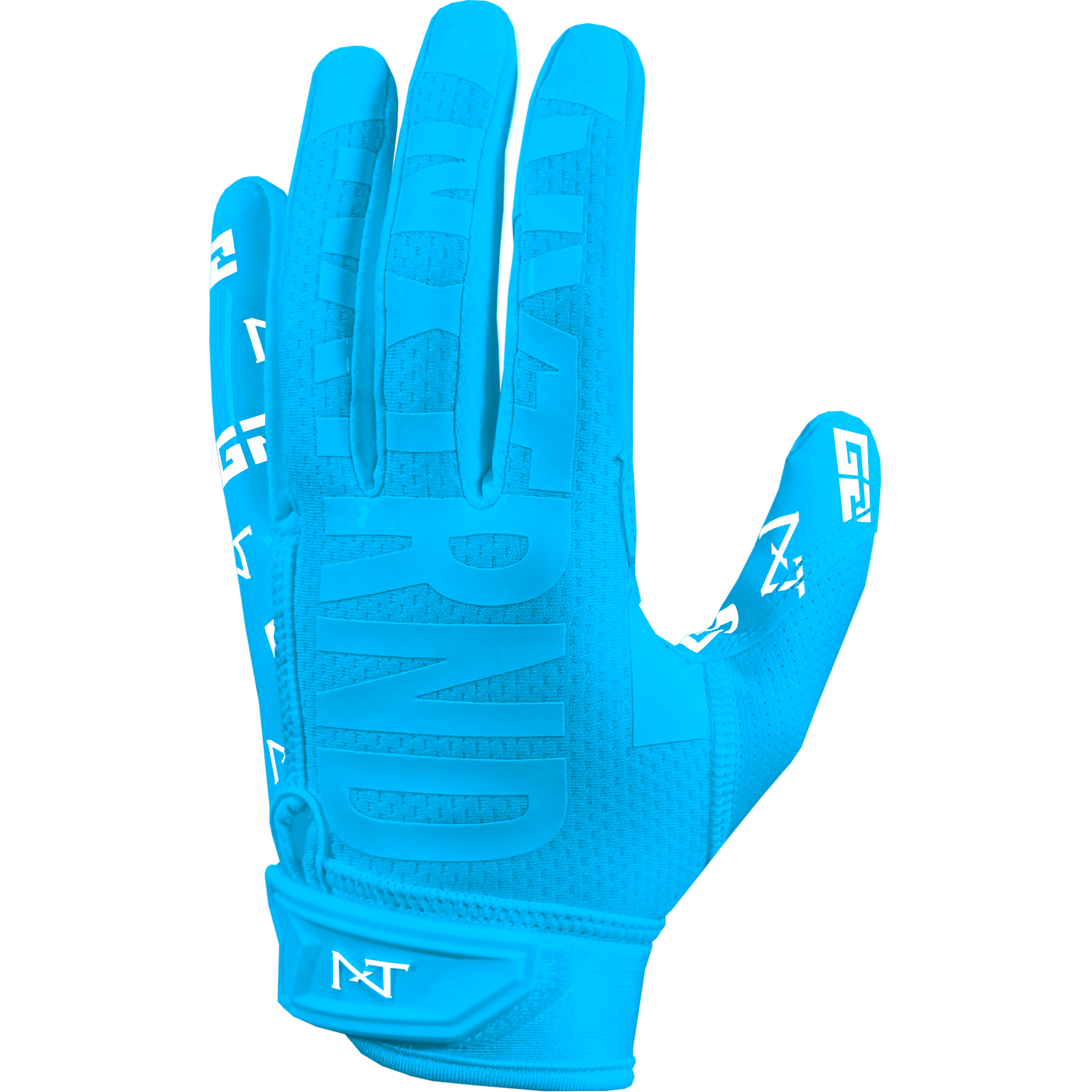 NXTRND G2® Pro Football Gloves Neon Blue