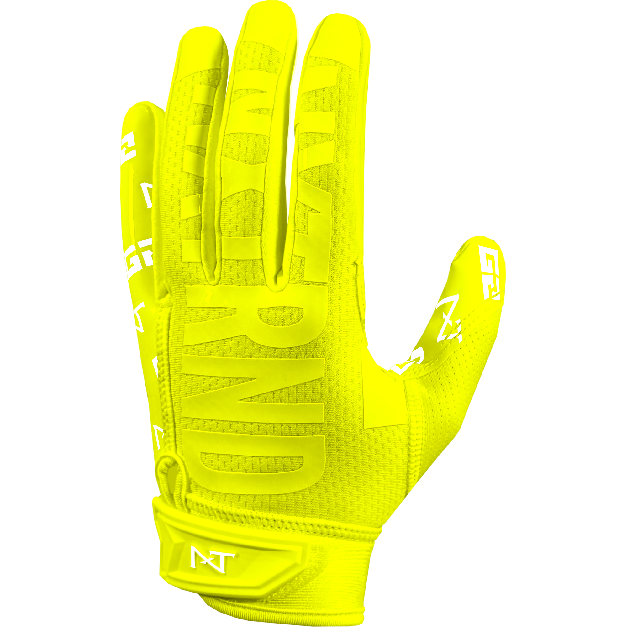 NXTRND G2® Pro Football Gloves Neon Yellow