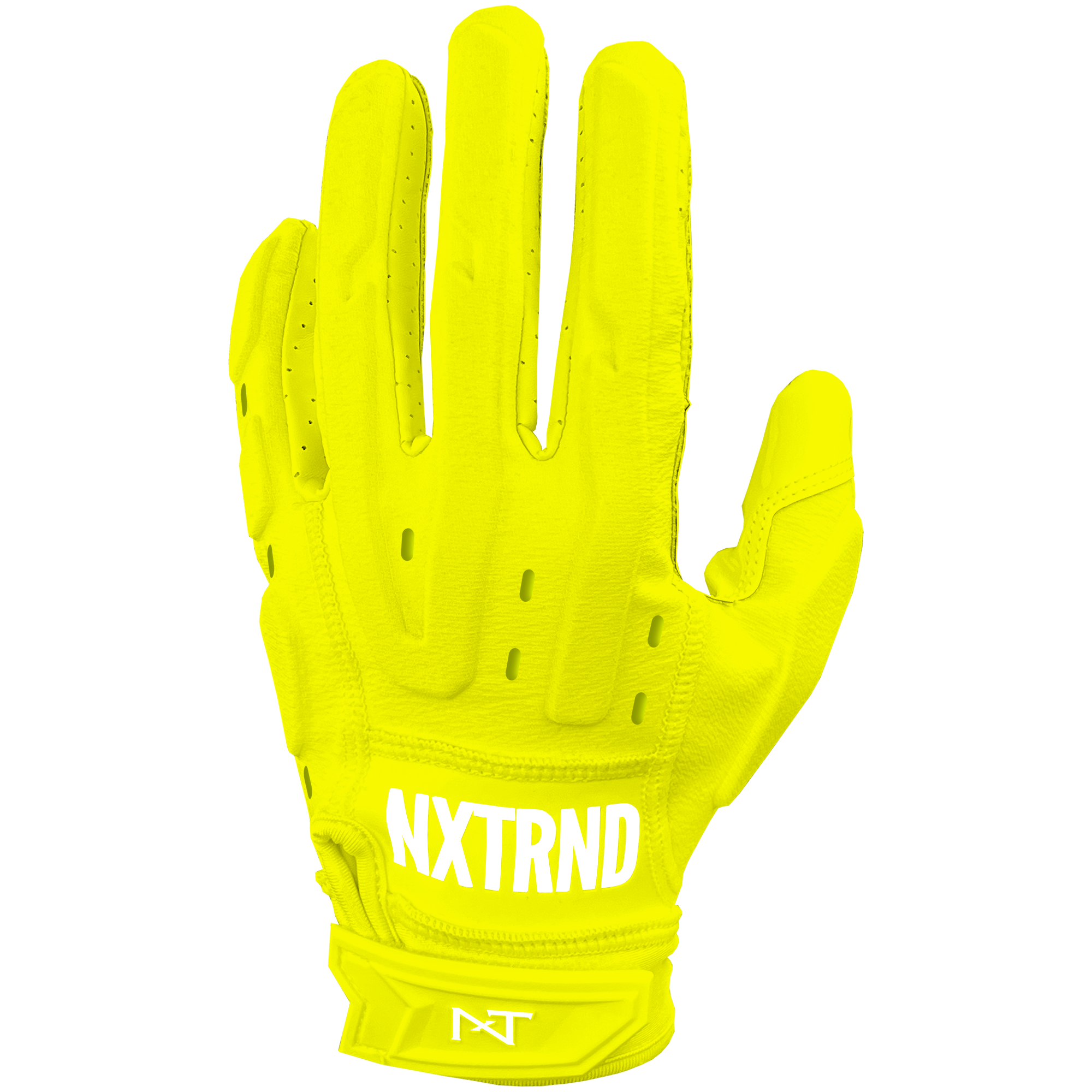 NXTRND G3® Pro Padded Football Gloves Neon Yellow