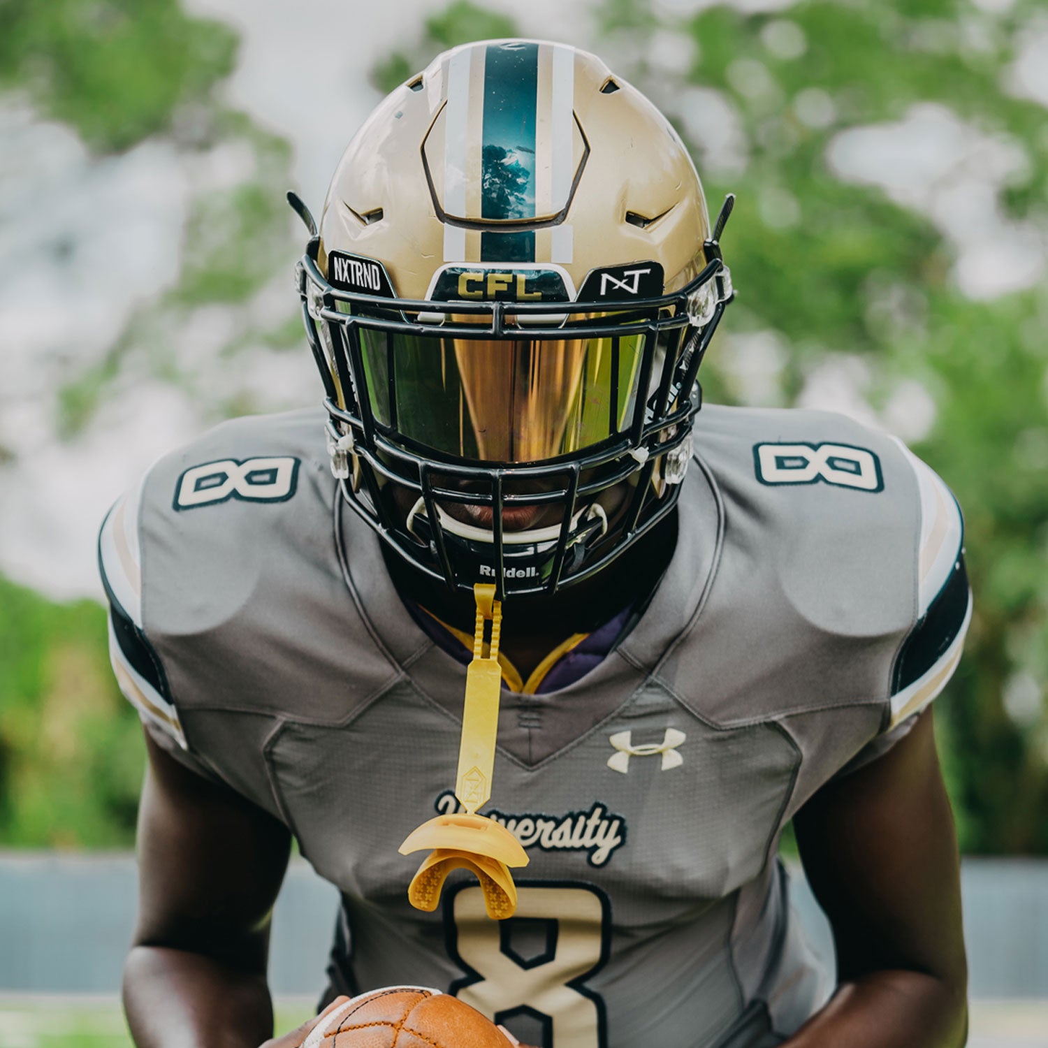 Football Mouthguard Gold