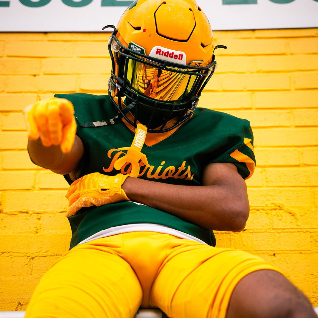 NXTRND VZR3® Football Visor Gold