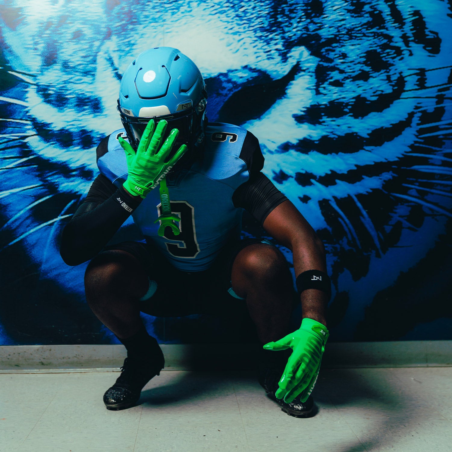 NXTRND G1® Pro Football Gloves Green