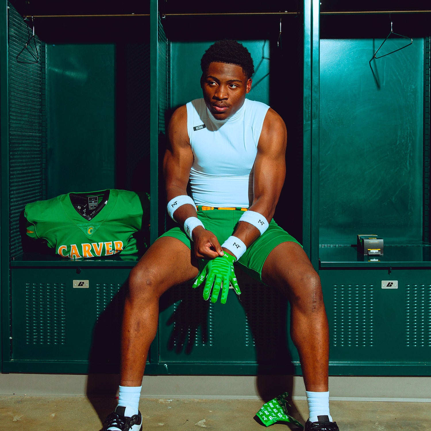 NXTRND G2® Pro Football Gloves Green