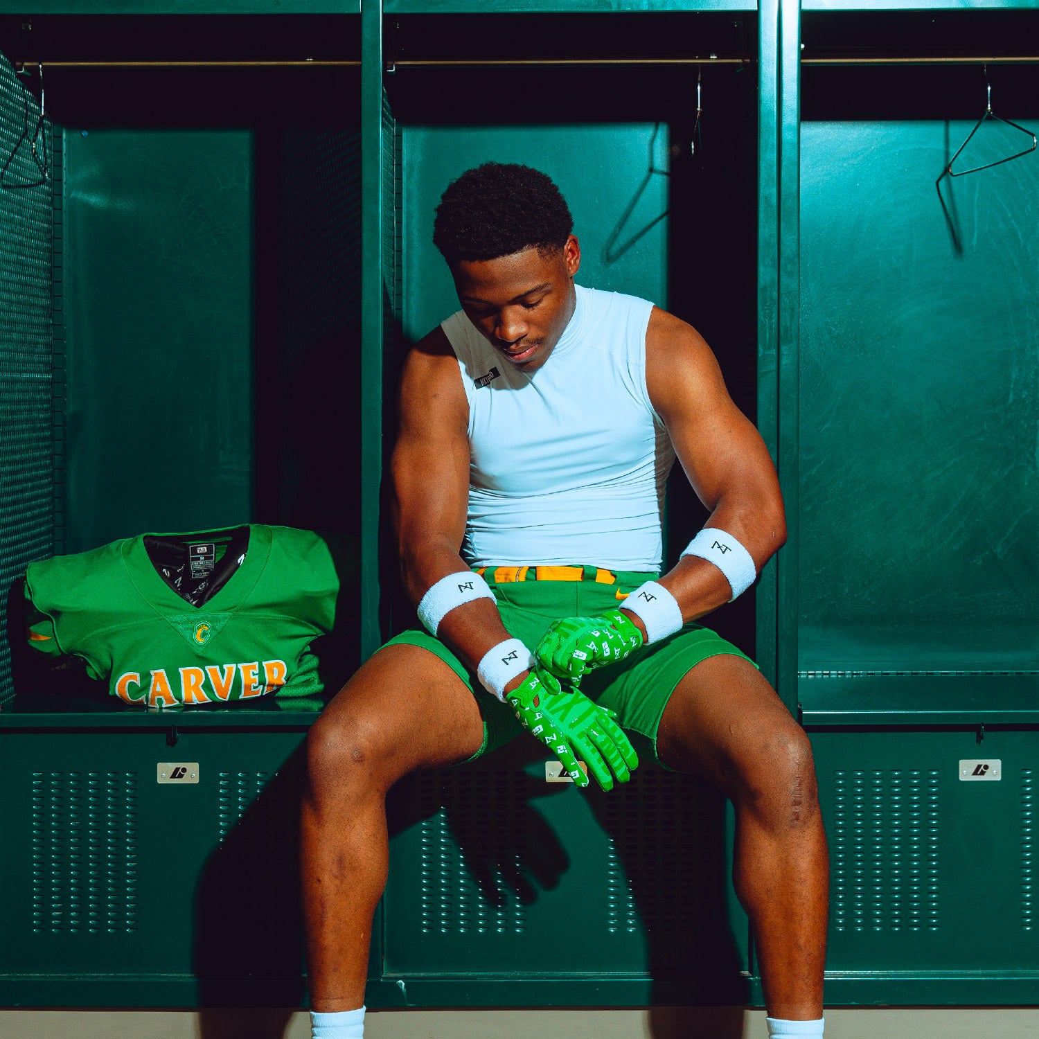 NXTRND G2® Pro Football Gloves Green