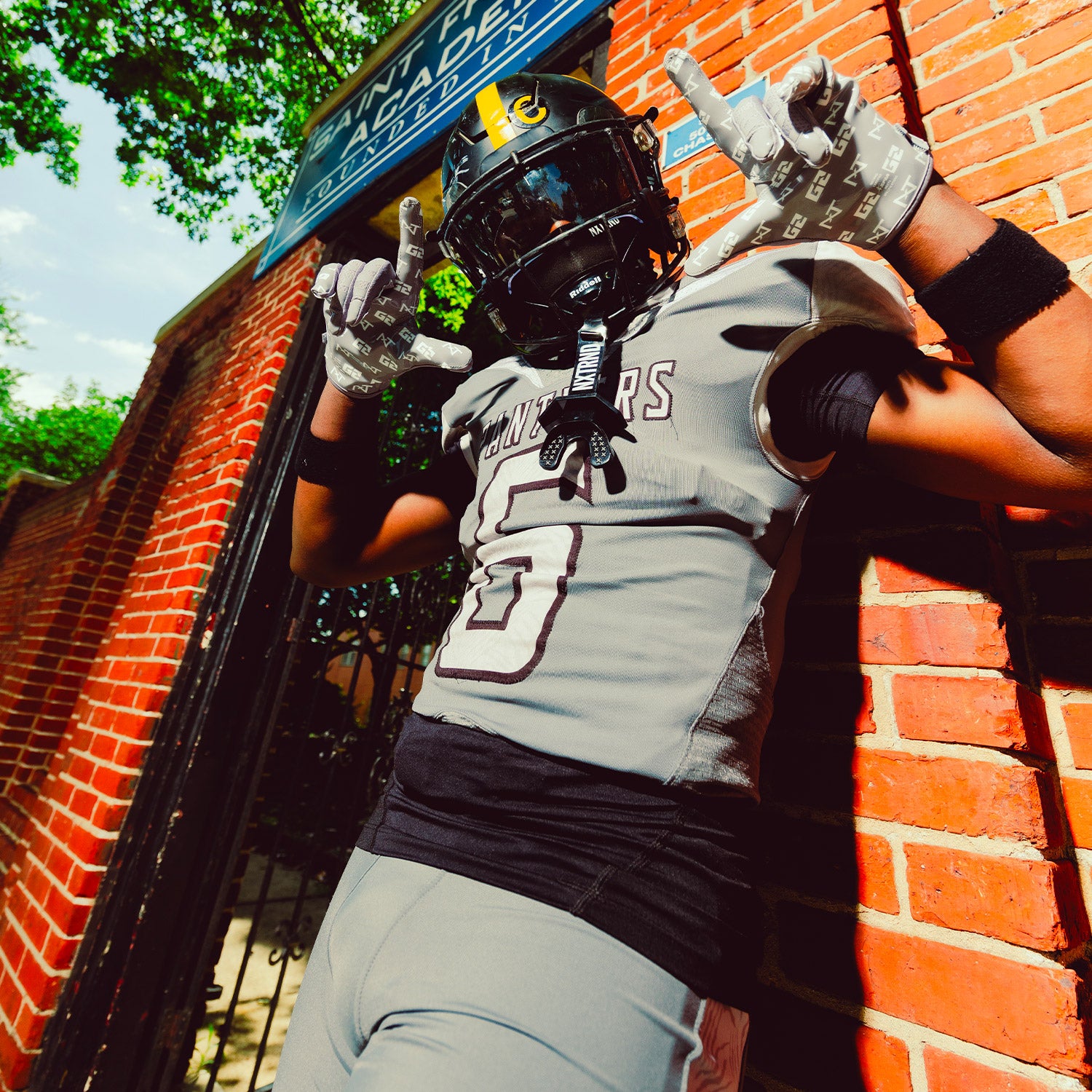 NXTRND G2® Pro Football Gloves Grey