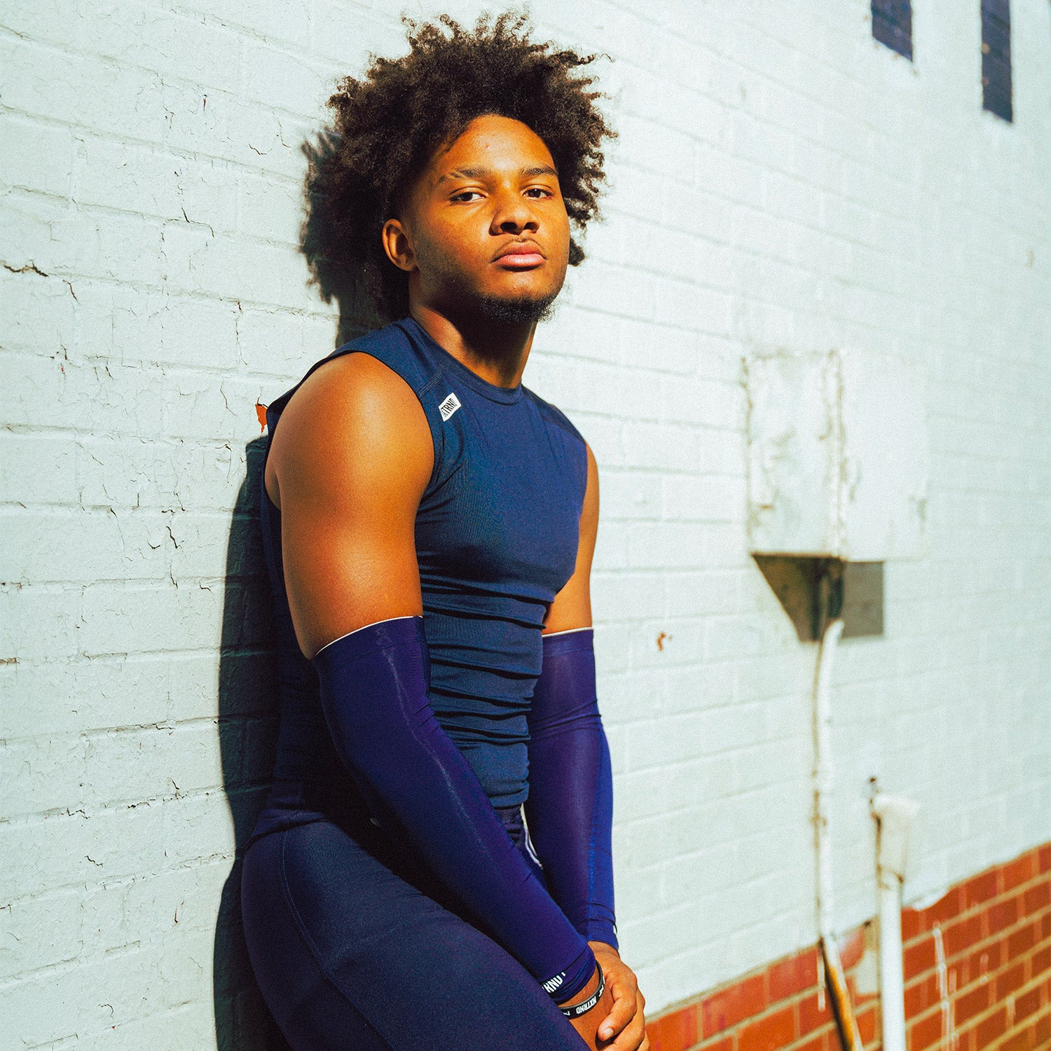 Nxtrnd Core Compression Sleeveless Navy Blue