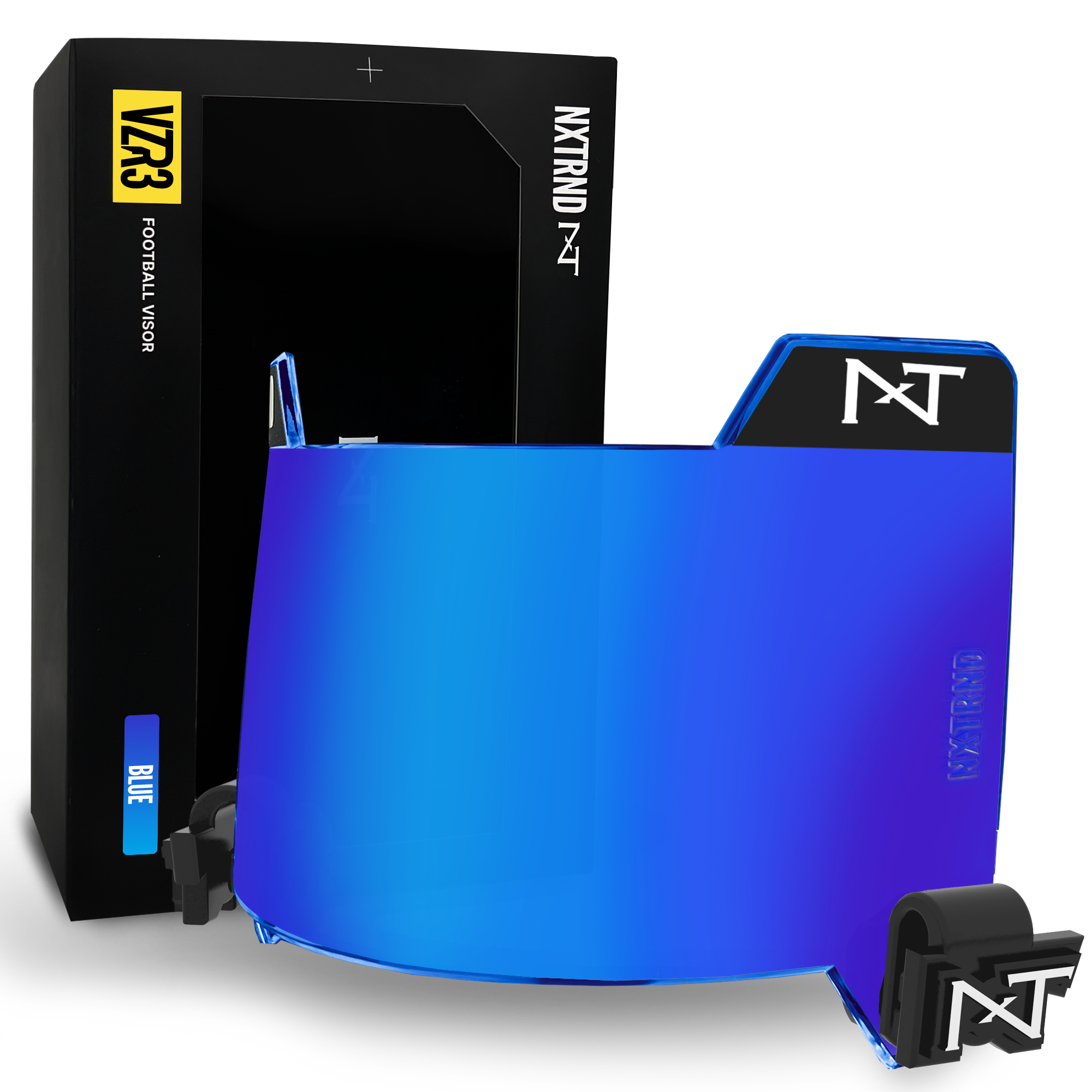 NXTRND VZR3® Football Visor Blue
