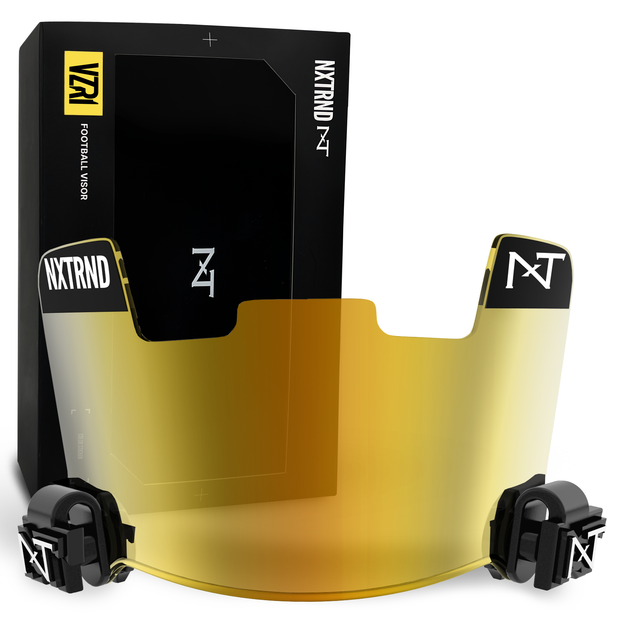 NXTRND VZR1® Football Visor Clear Gold