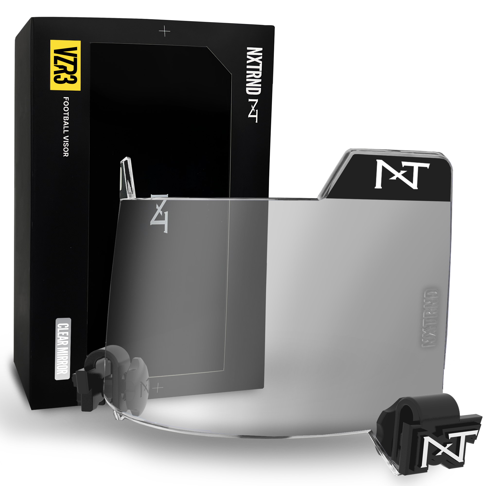 NXTRND VZR3® Football Visor Clear Mirror