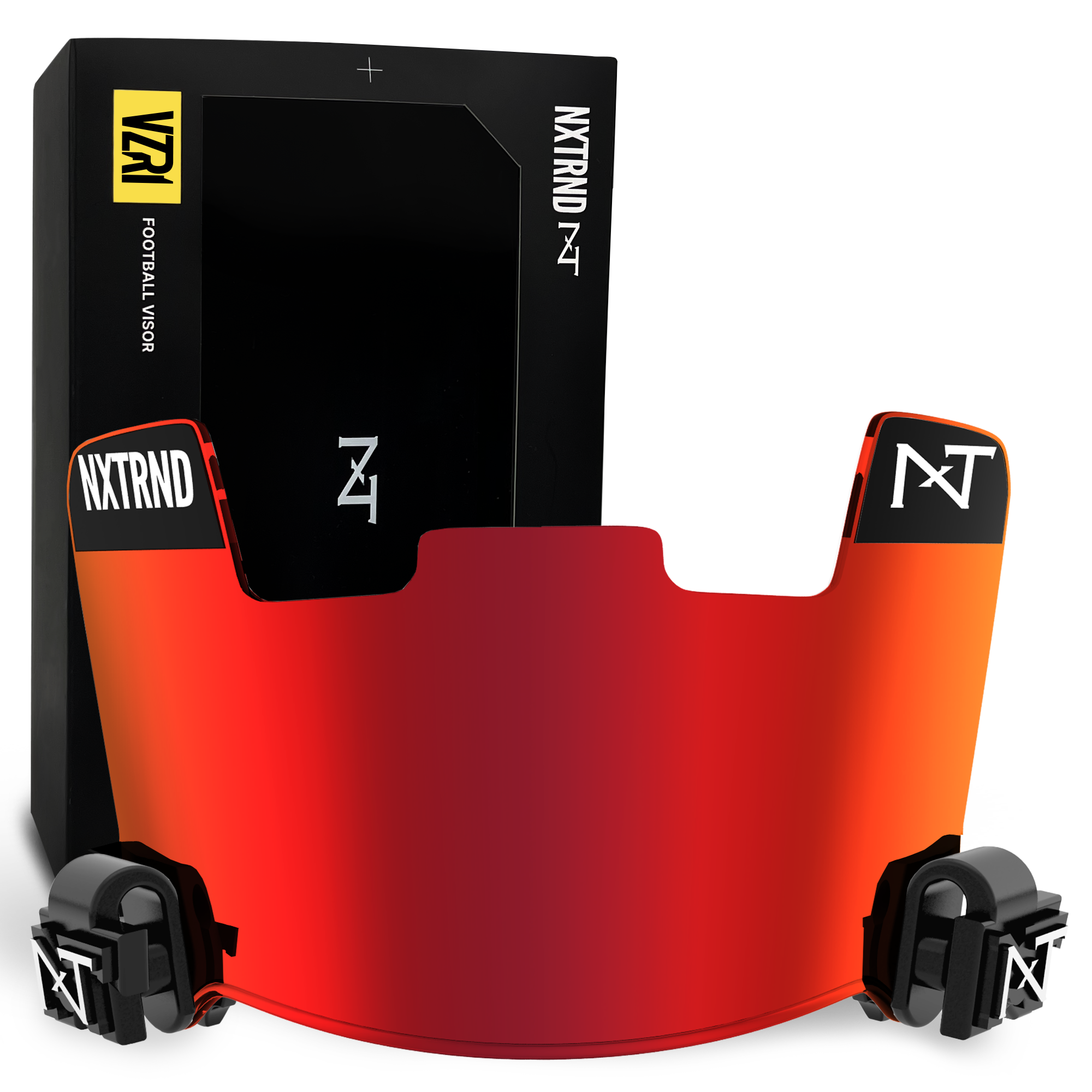 NXTRND VZR1® Football Visor Red