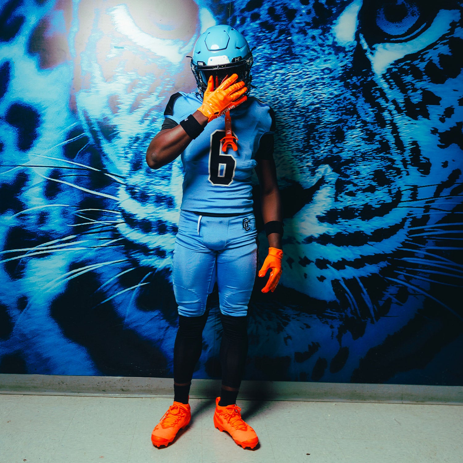 NXTRND G1® Pro Football Gloves Orange