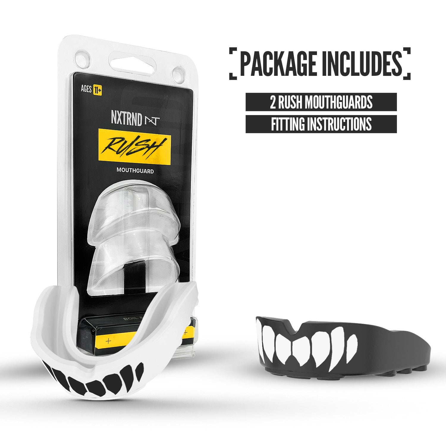 NXTRND Rush® Black & White Fangs (2 Pack)