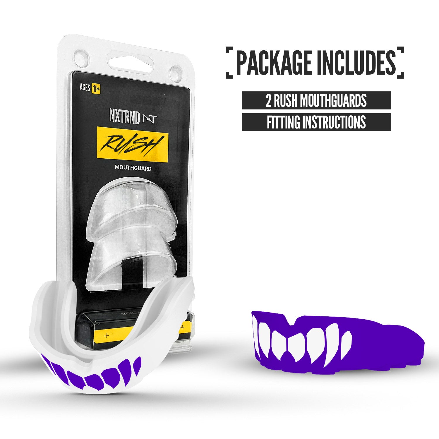 NXTRND Rush® Purple & White (2 Pack)