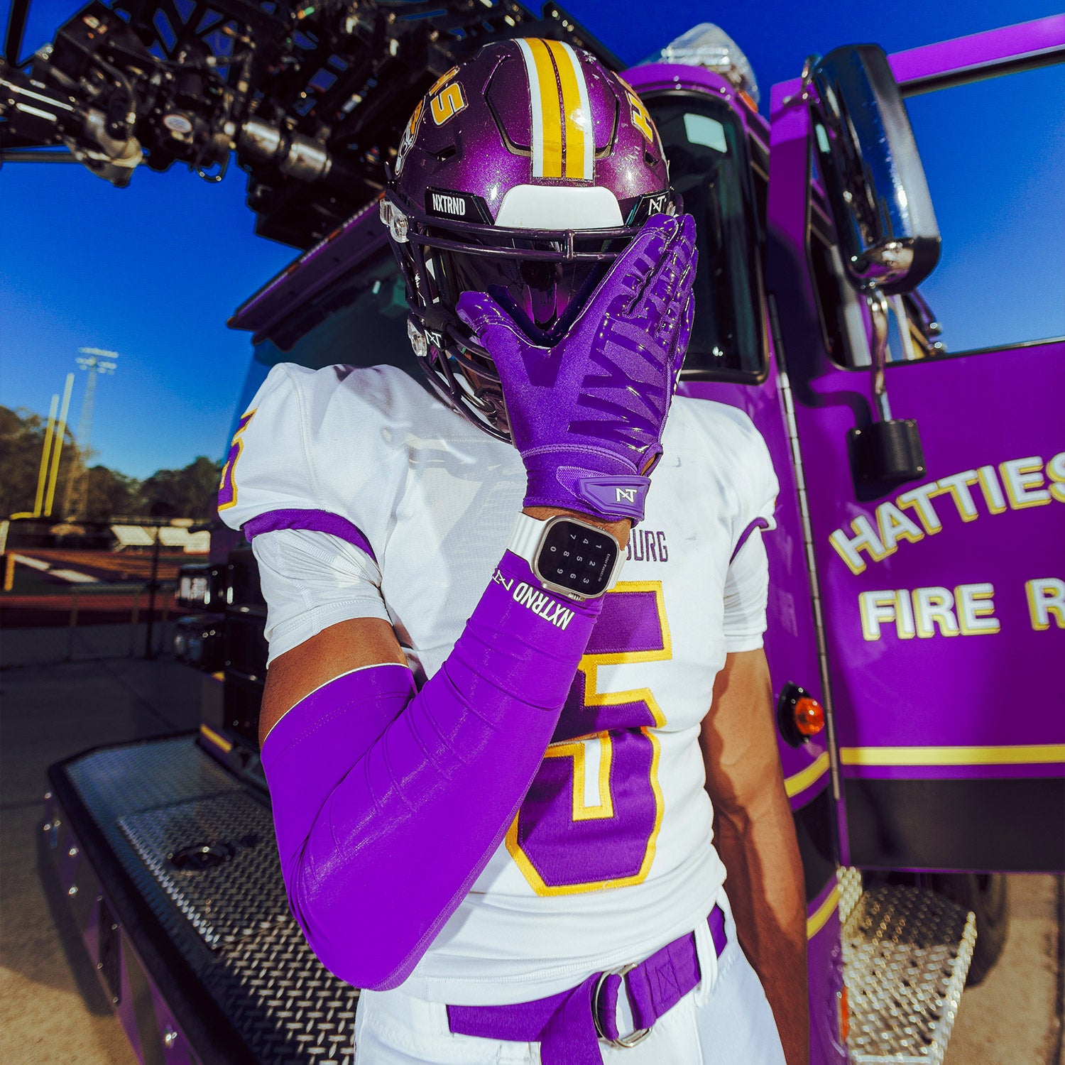 NXTRND AirTek Arm Sleeves Purple (1 Pair)