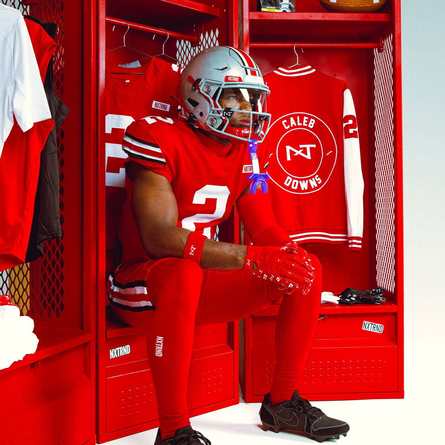 NXTRND G2® Pro Football Gloves Red