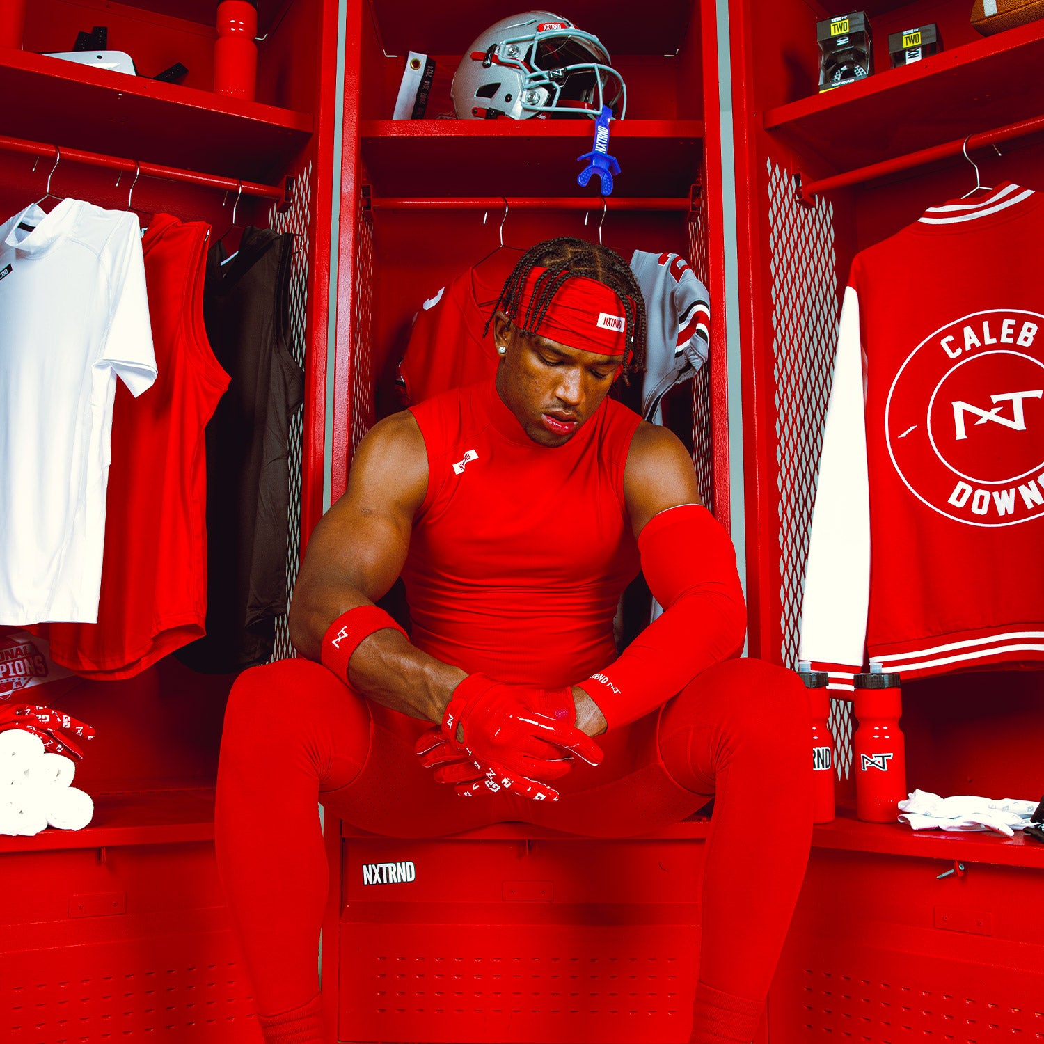 NXTRND Wrist Bands Red (1 Pair)