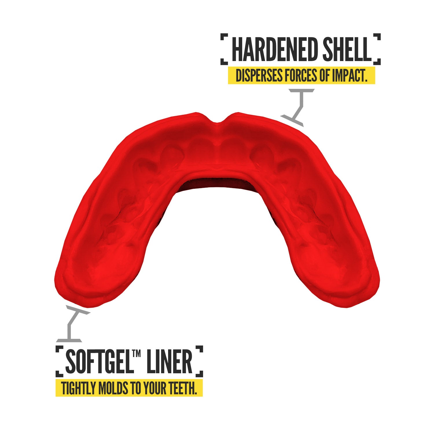 NXTRND Rush® Red & White Fangs (2 Pack)