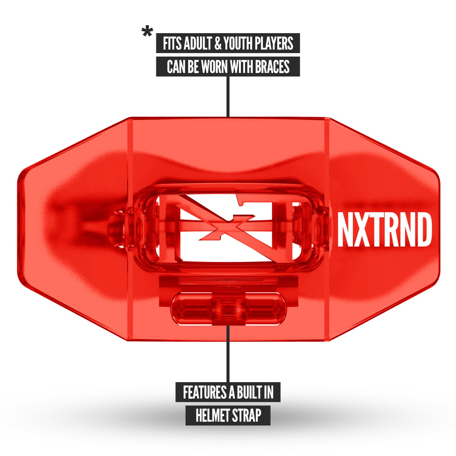 NXTRND TWO® Transparent Red