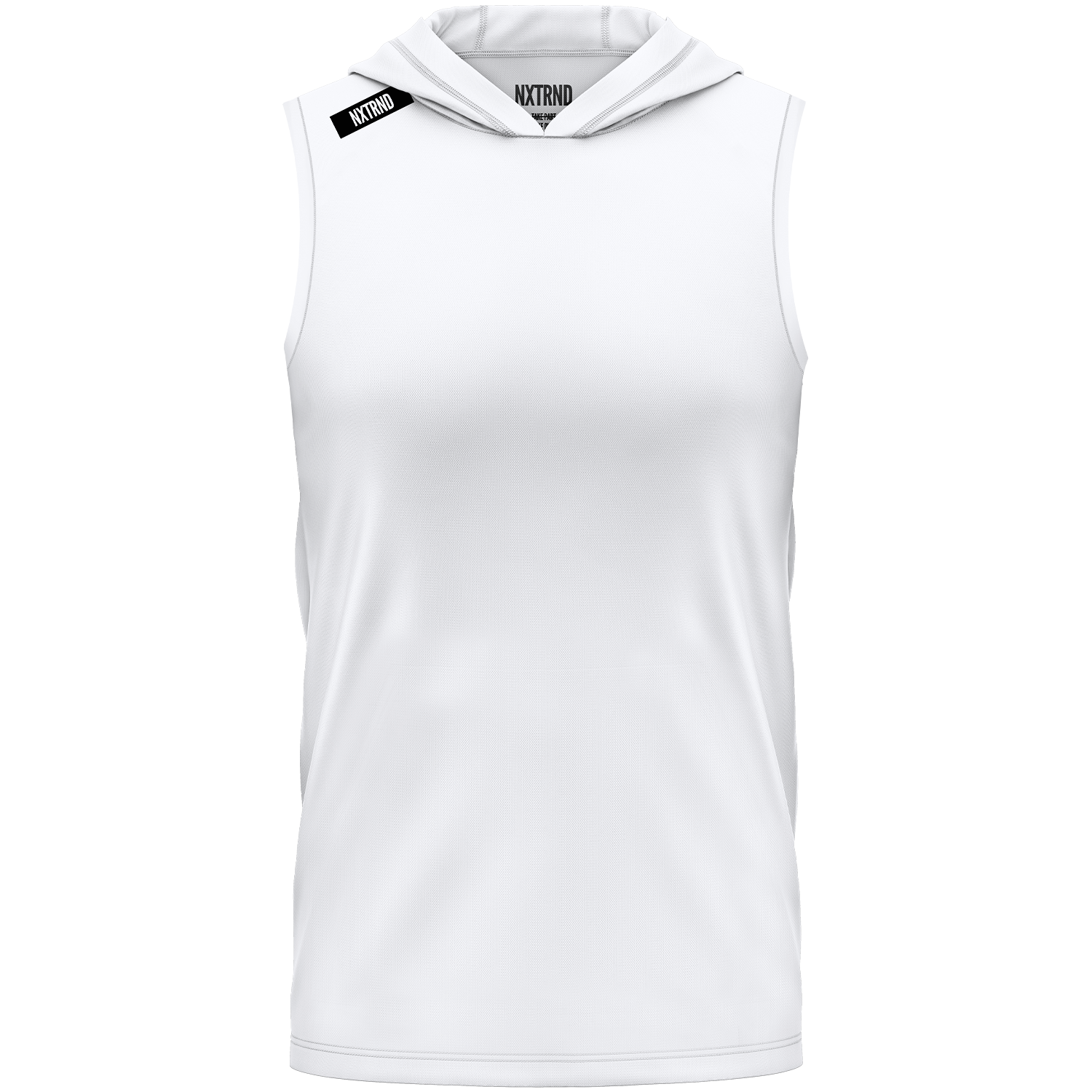 Nxtrnd Team Lightweight Sleeveless Hoodie White