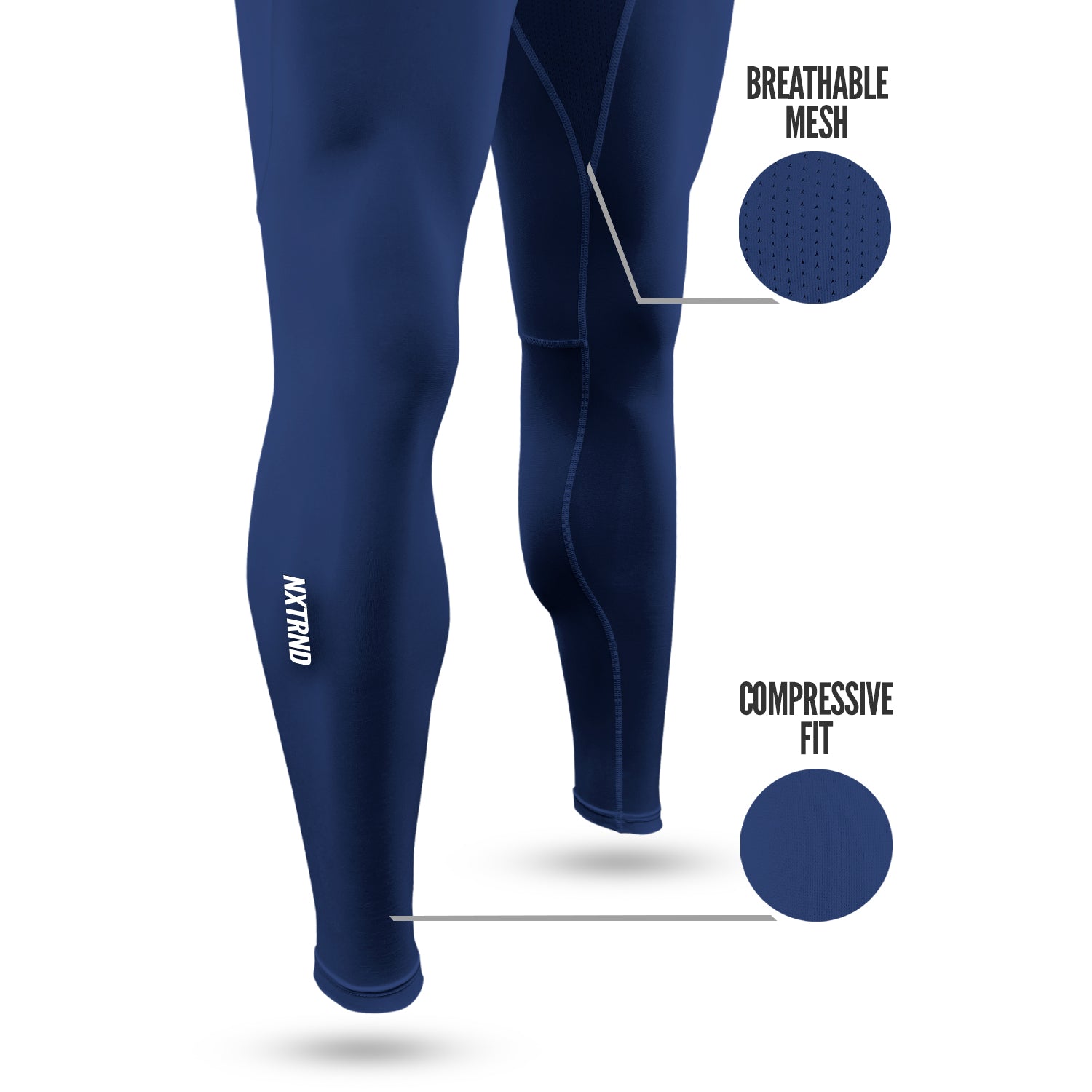 Nxtrnd Core Compression Pants Navy Blue