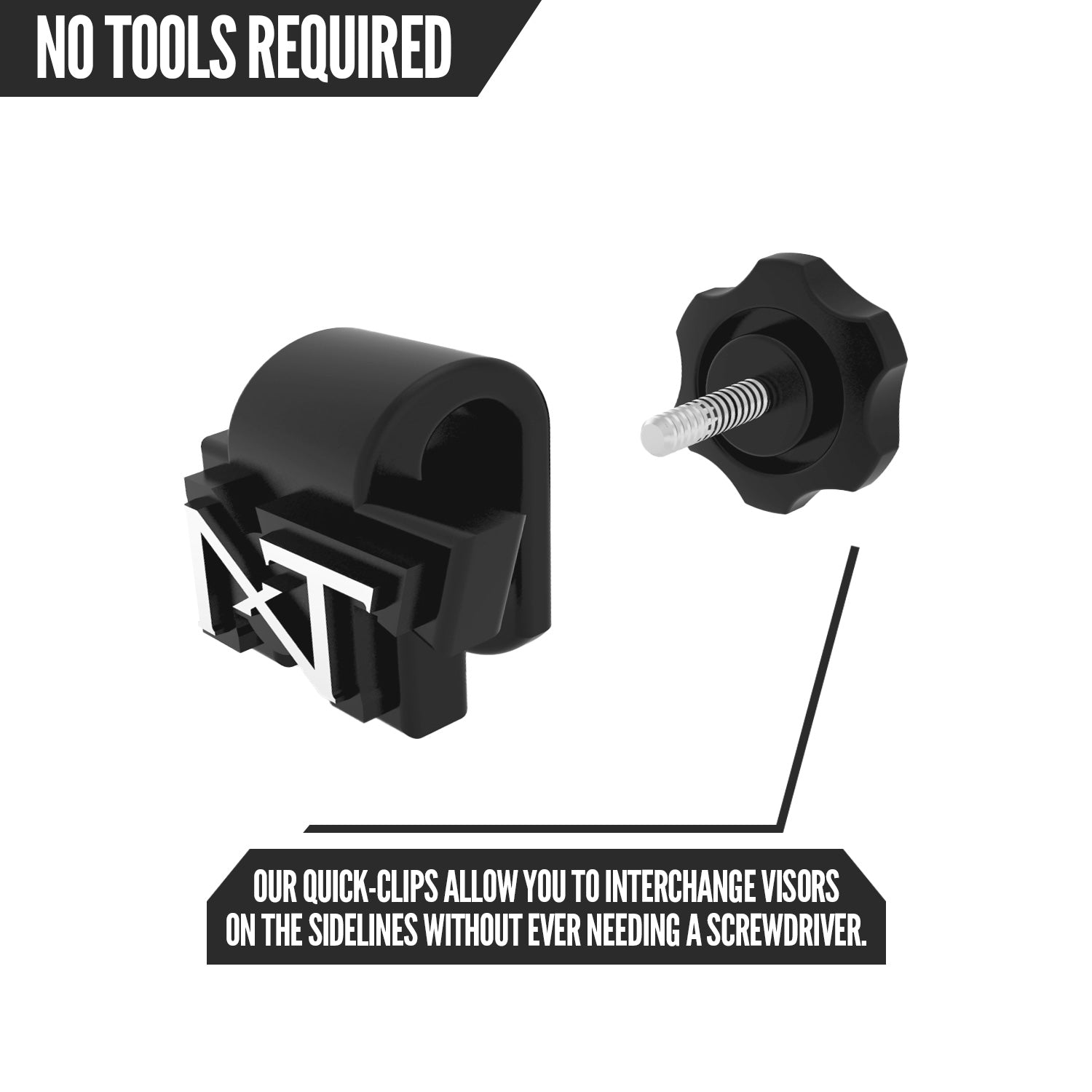 NXTRND VZR3® Football Visor Clear