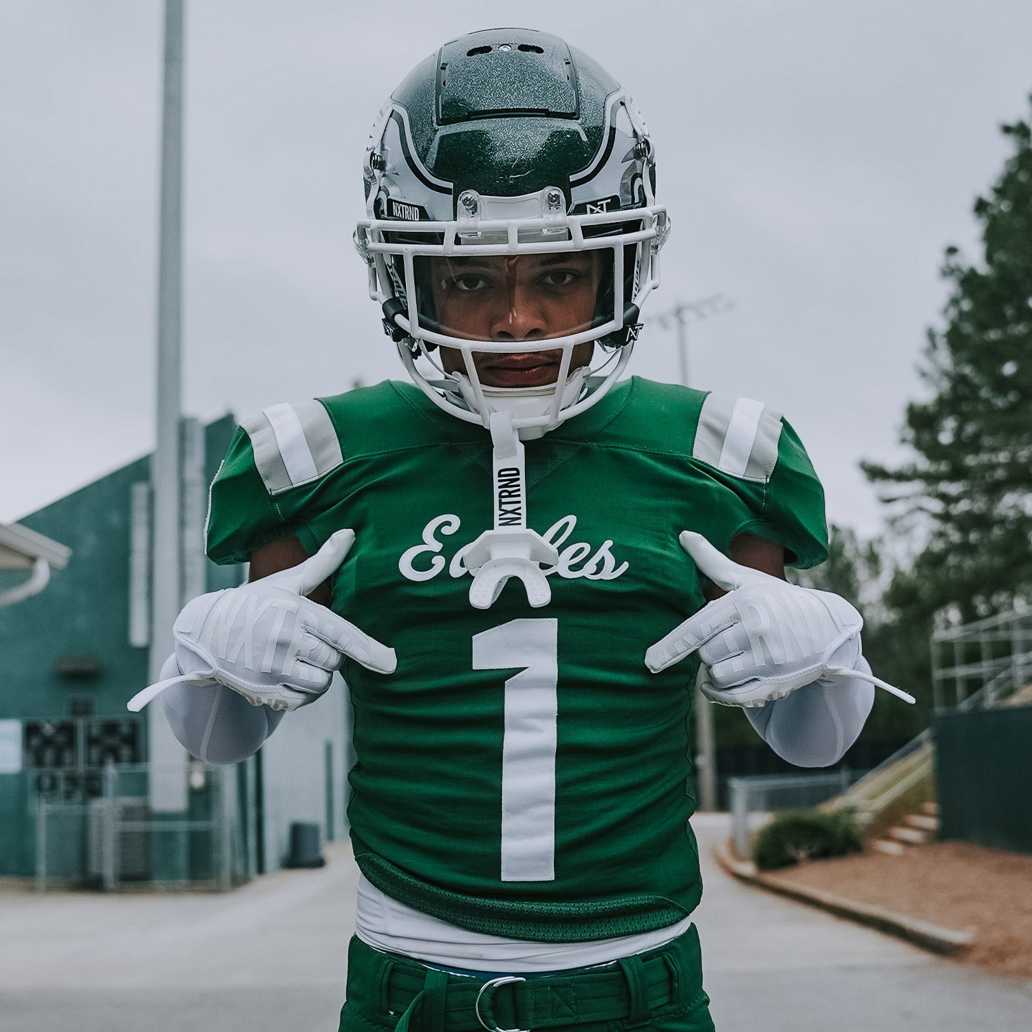 NXTRND G1® Youth Football Gloves White