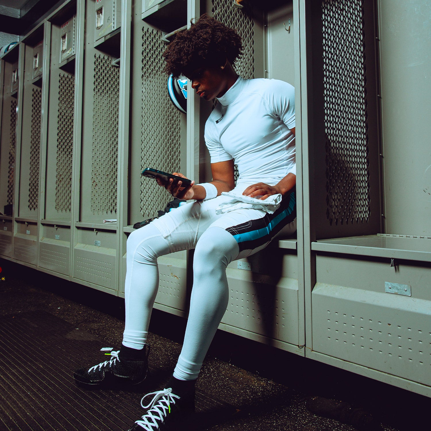 Nxtrnd Core Turtleneck Compression Short Sleeve White