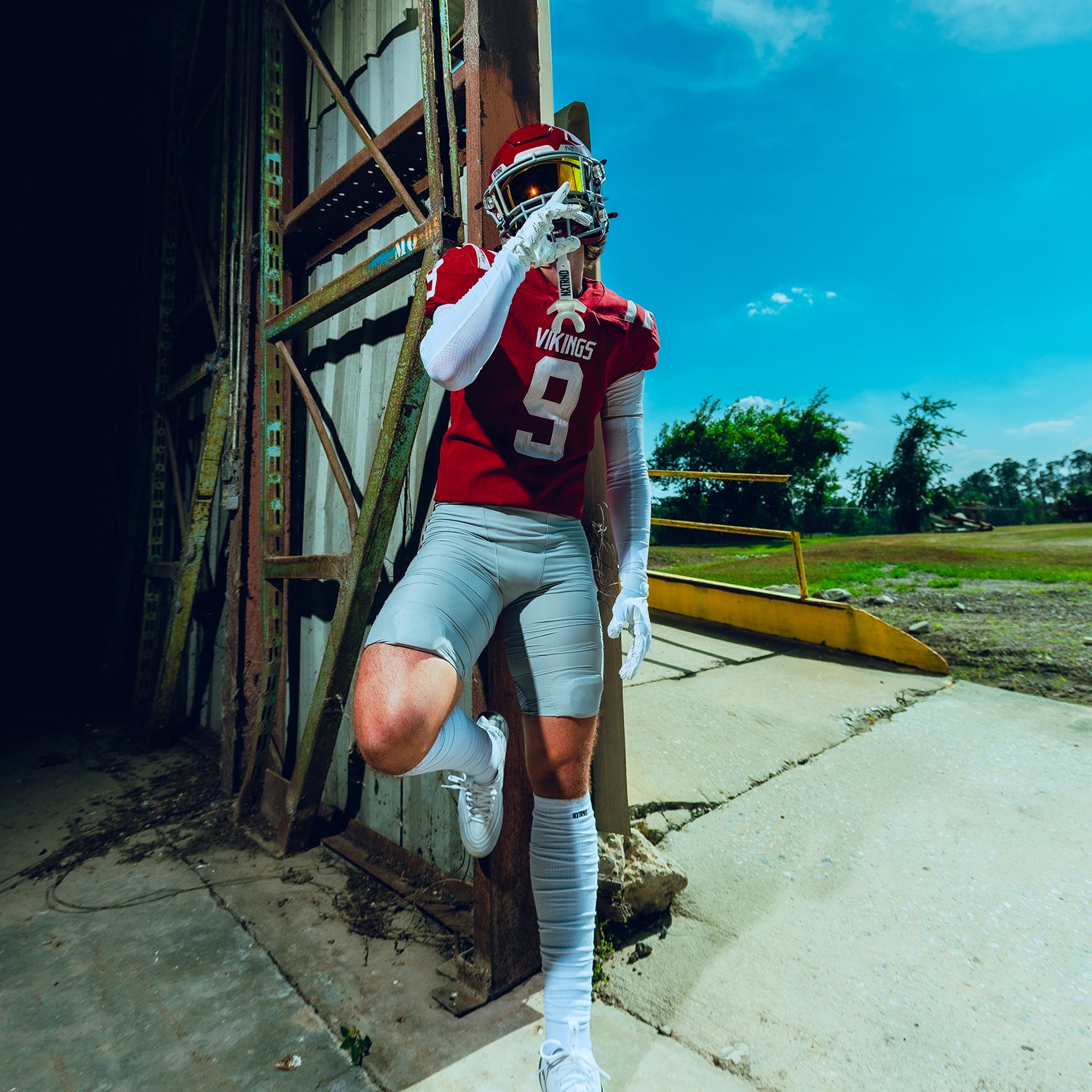 NXTRND XTD® Scrunch Football Socks White