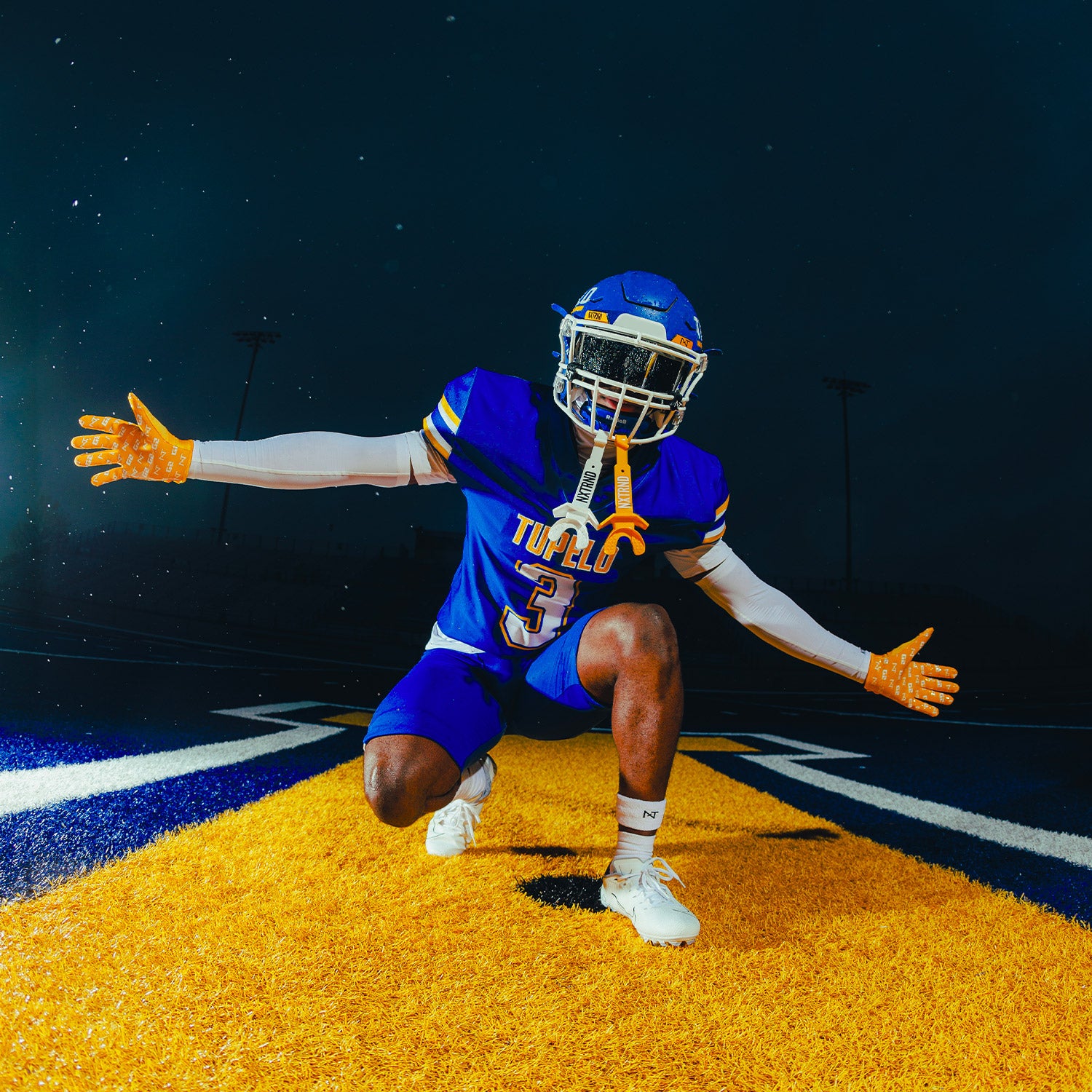 NXTRND G2® Pro Football Gloves Yellow