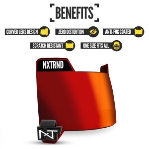 VZR3® Football Visor Red