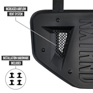 B-PLATE® Football Back Plate Black