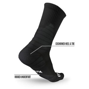 Crew Socks Black (3-Pairs)