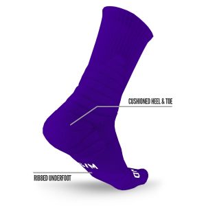 Crew Socks Purple (3-Pairs)