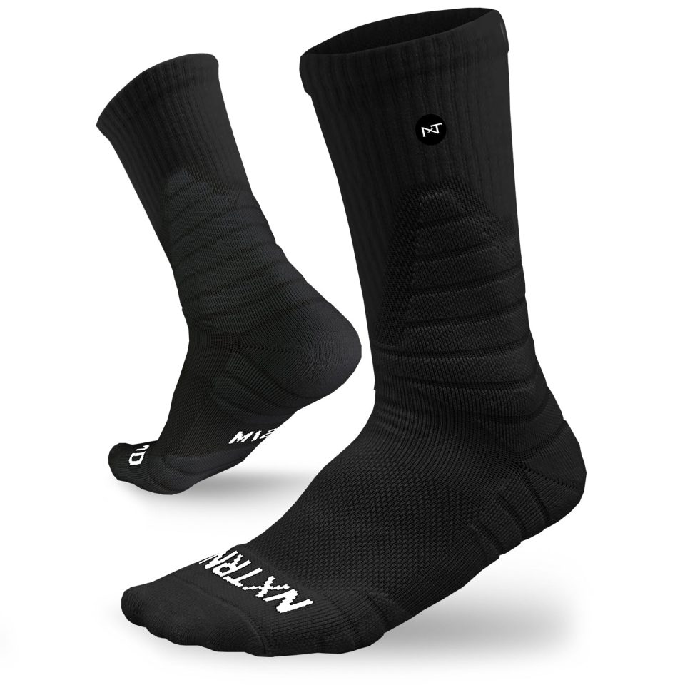 Crew Socks Black (3-Pairs)