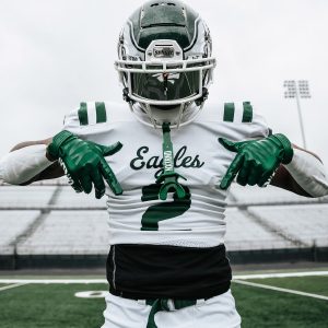 G1® Youth Football Gloves Dark Green