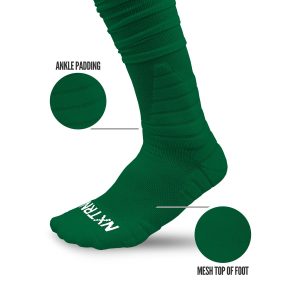 XTD® Scrunch Football Socks Green