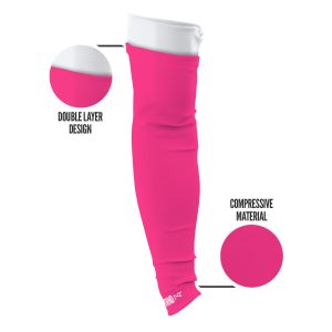 Double Arm Sleeves Pink (1 Pair)