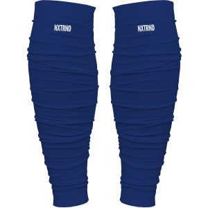 Scrunch Football Leg Sleeves Navy Blue